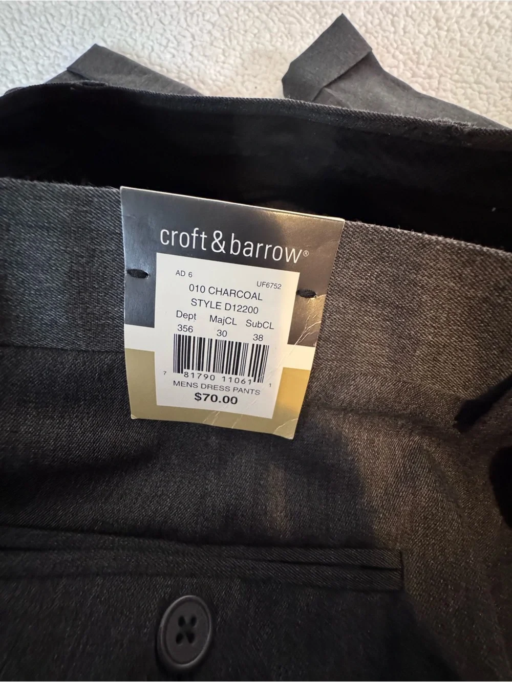 NWT Woolmark Pure new Wool Dress Trousers – Grey